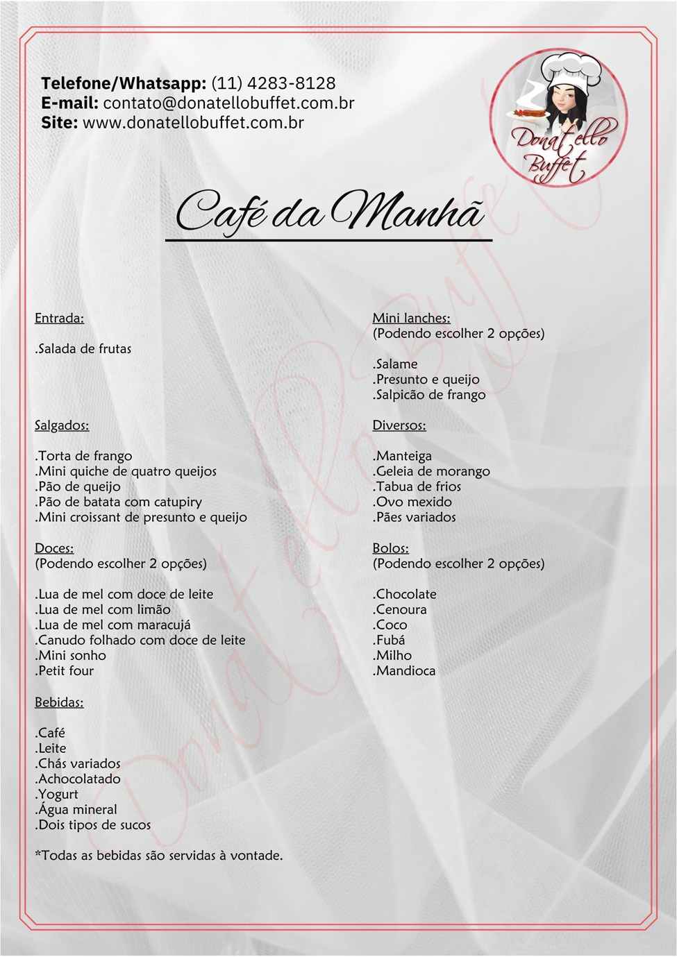 CAFÉ DA MANHÃ