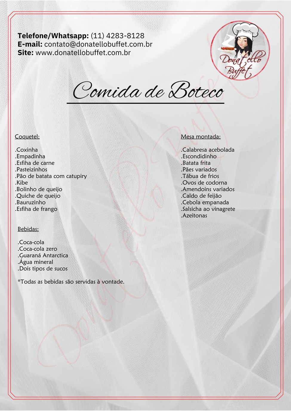 COMIDA DE BOTECO